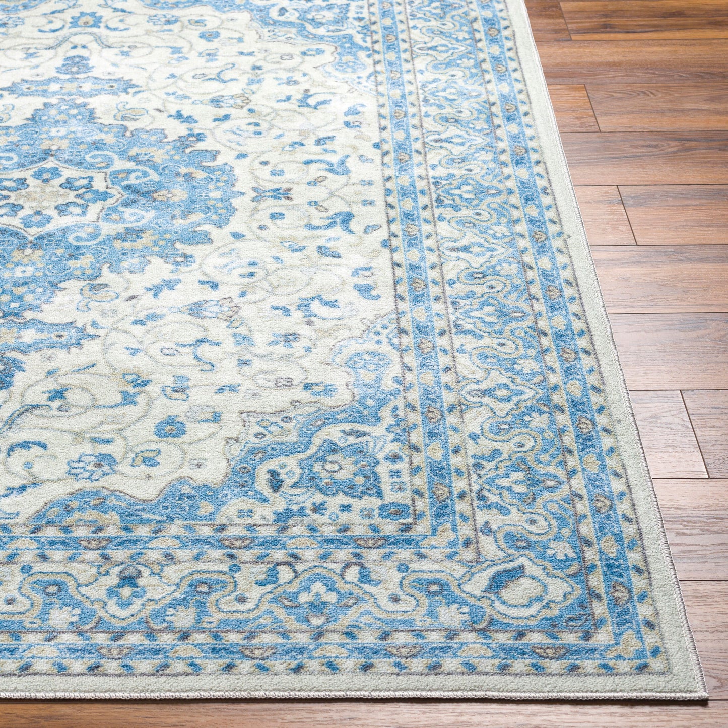 Hera HRH-2308 7ft Runner Machine Woven Washable Runner Rug