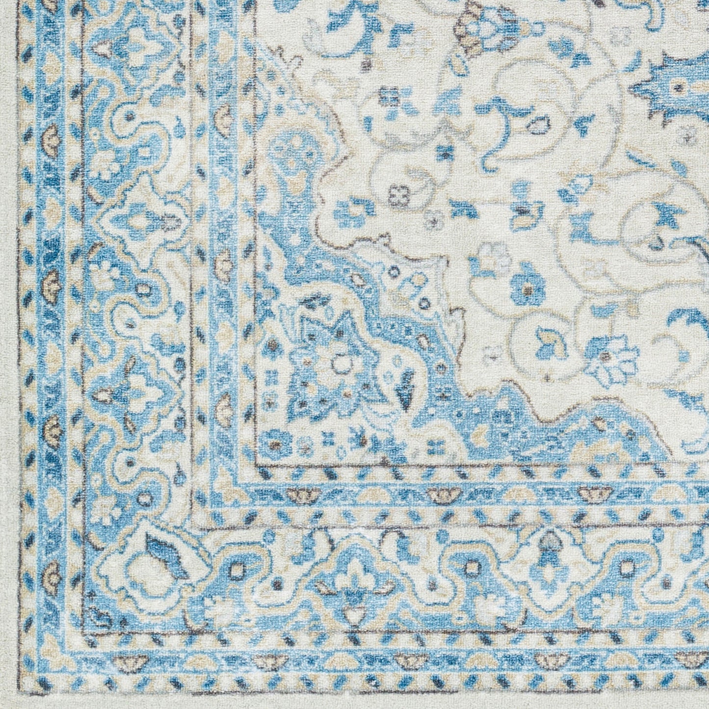 Hera HRH-2308 7ft Runner Machine Woven Washable Runner Rug