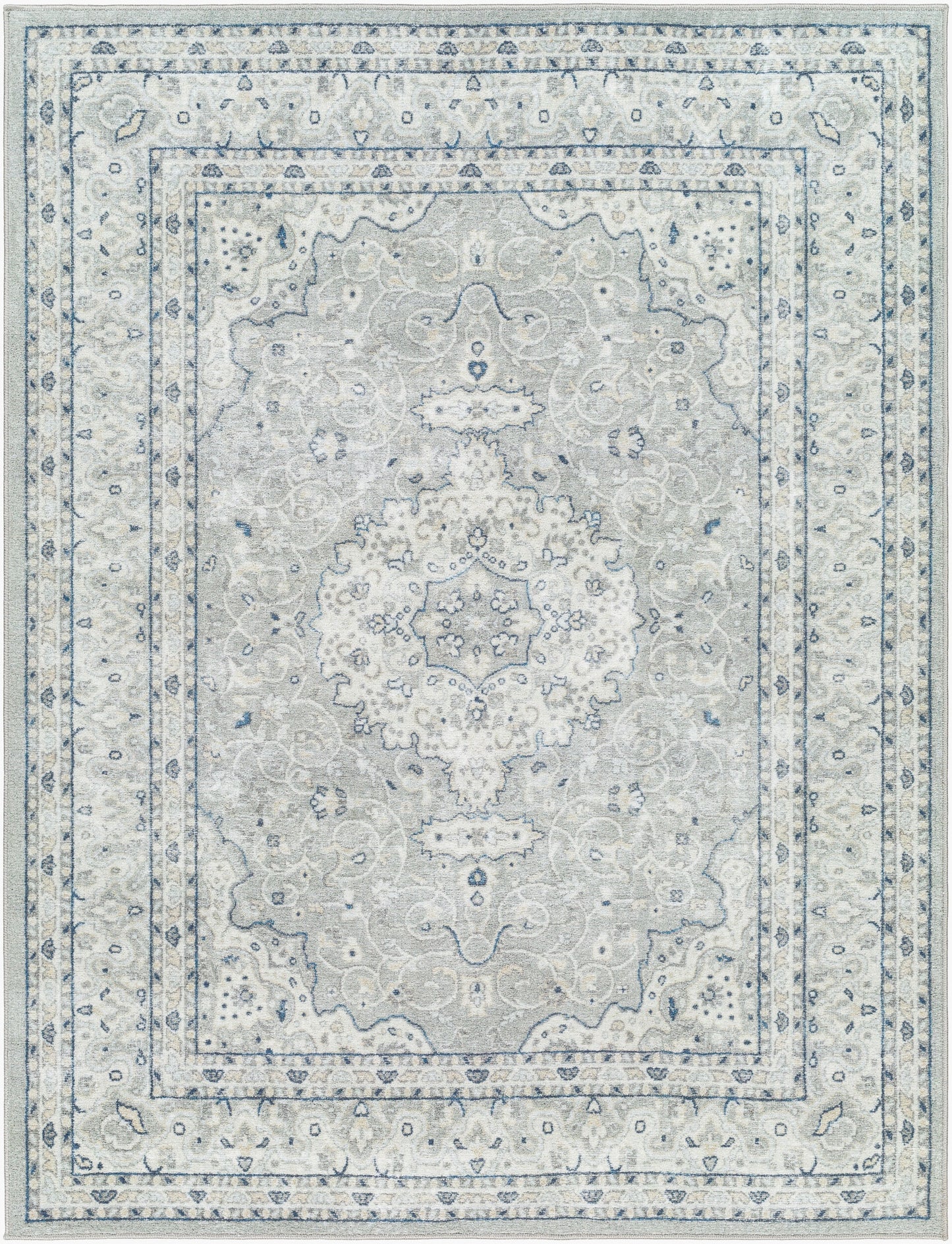 Hera HRH-2309 3' x 4' Machine Woven Washable Accent Rug