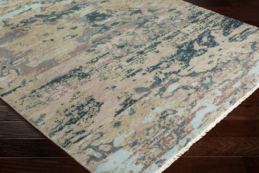 Herkimer HRK-1002 2' x 3' Handmade Wool Accent Rug