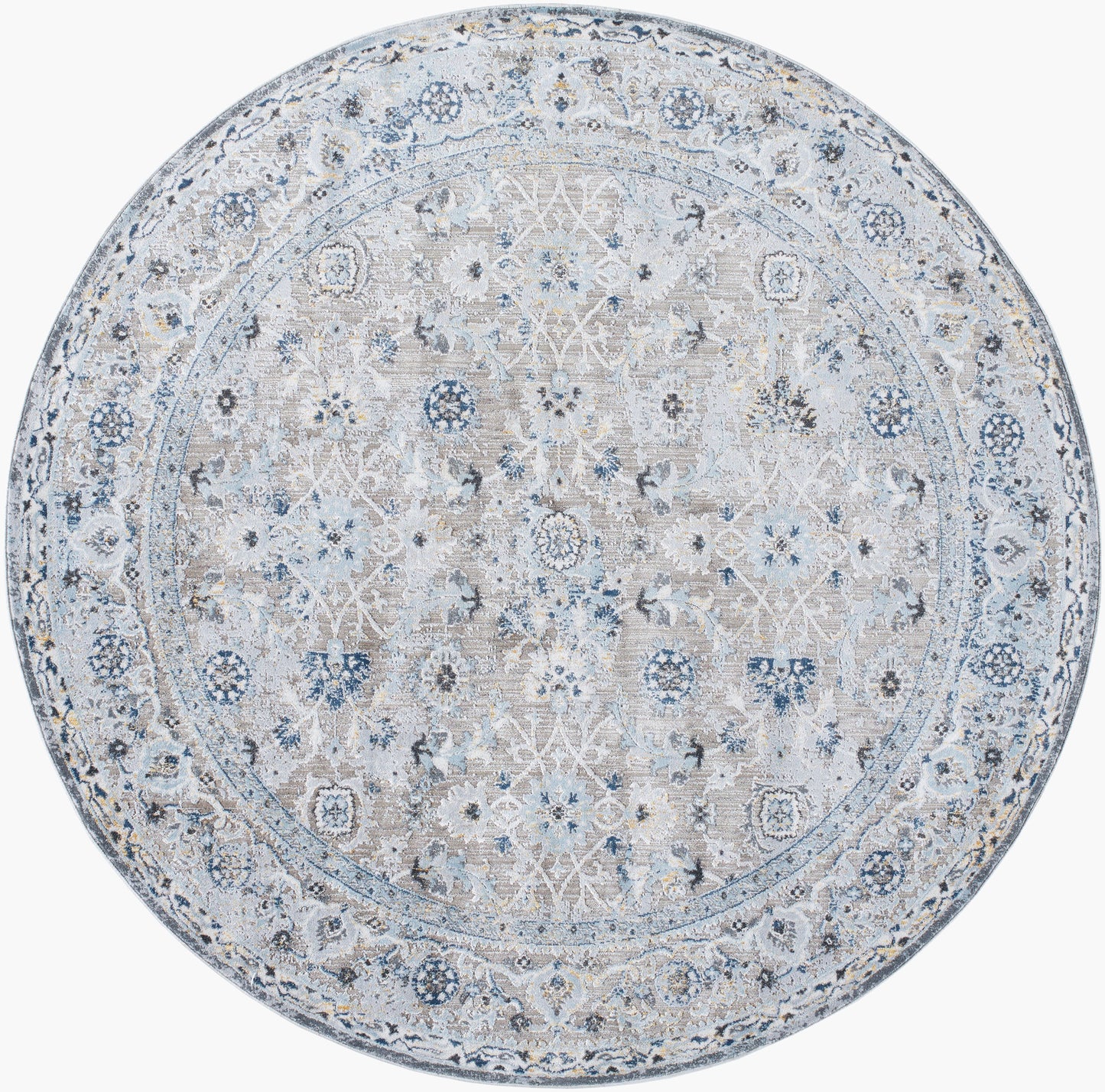 Hassler HSL-2301 6ft Round Machine Woven Area Rug