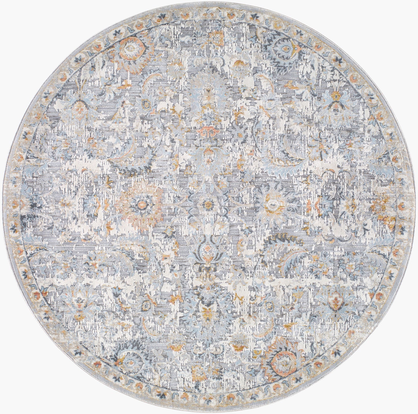 Hassler HSL-2303 5ft Round Machine Woven Area Rug