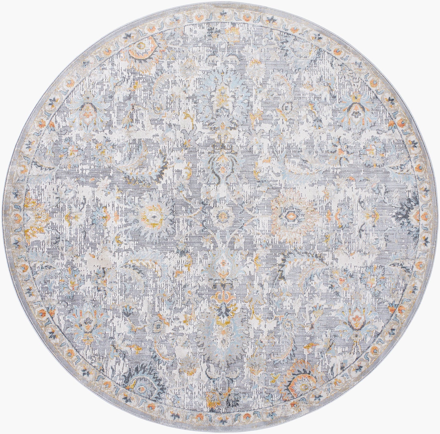 Hassler HSL-2303 6ft Round Machine Woven Area Rug