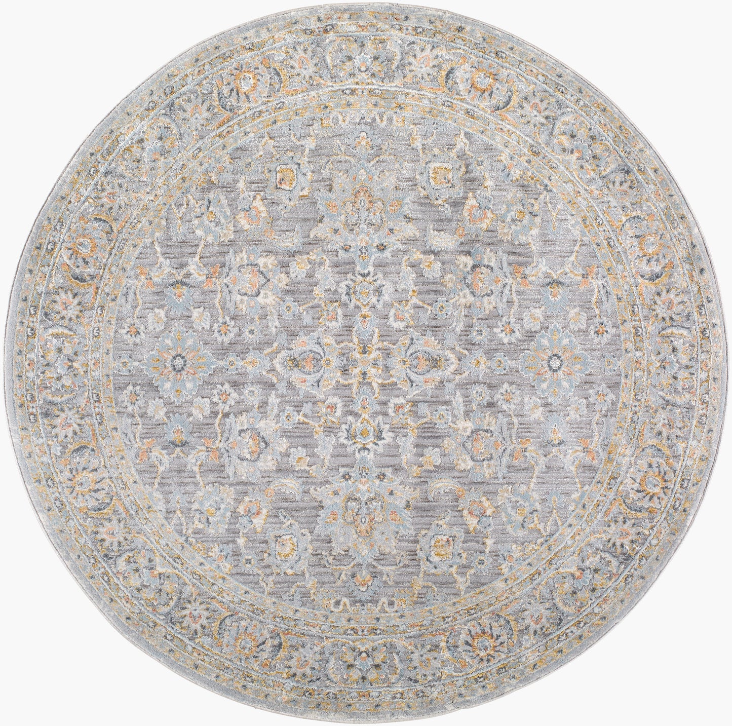 Hassler HSL-2304 5ft Round Machine Woven Area Rug