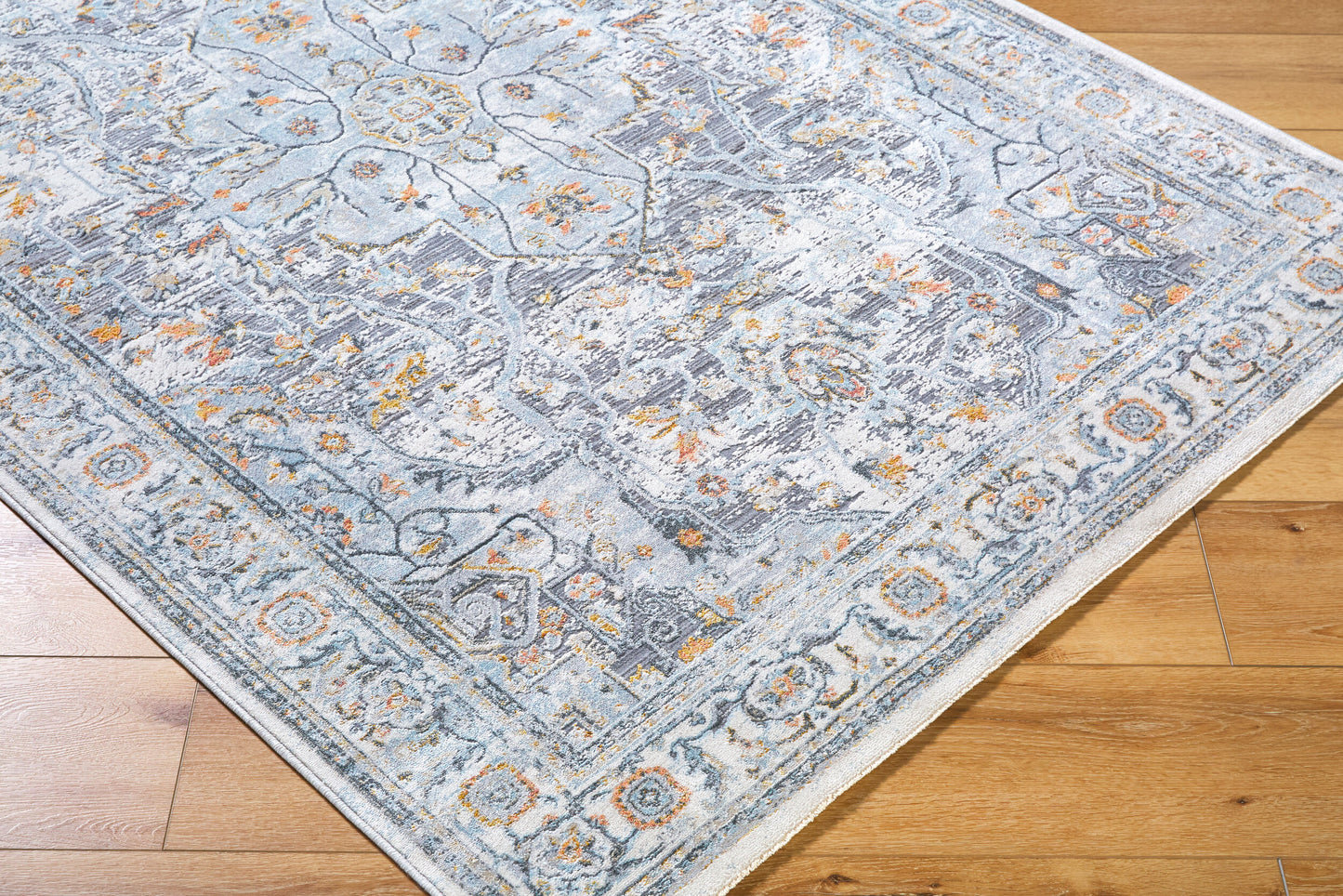 Hassler HSL-2306 8ft Round Machine Woven Area Rug