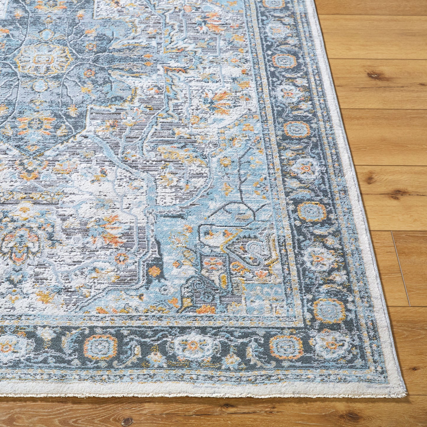 Hassler HSL-2307 8ft Round Machine Woven Area Rug