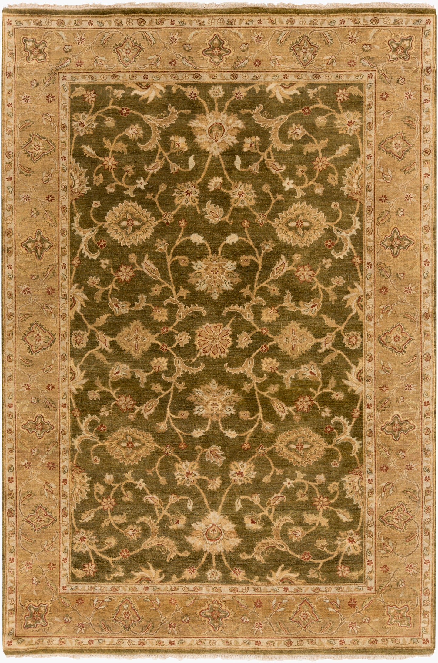 History HST-7000 2' x 3' Handmade Wool Accent Rug