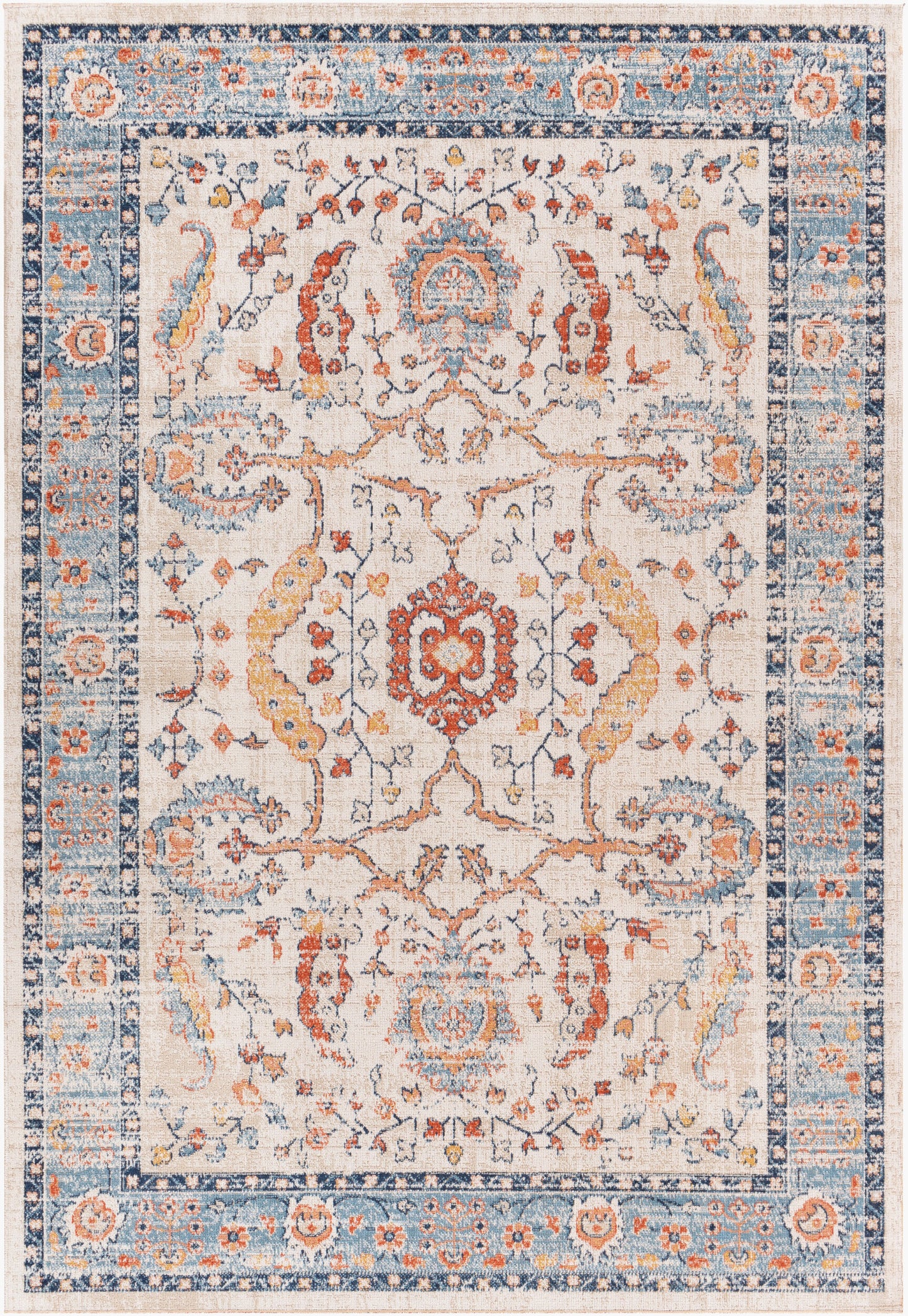 Huntington Beach HTB-2301 5' x 7' Machine Woven Indoor/Outdoor Area Rug