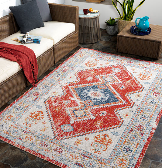 Huntington Beach HTB-2305 5' x 7' Machine Woven Indoor/Outdoor Area Rug