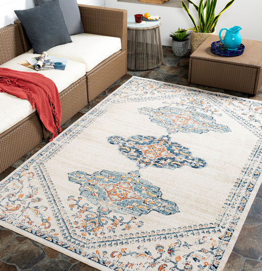 Huntington Beach HTB-2316 5' x 7' Machine Woven Indoor/Outdoor Area Rug