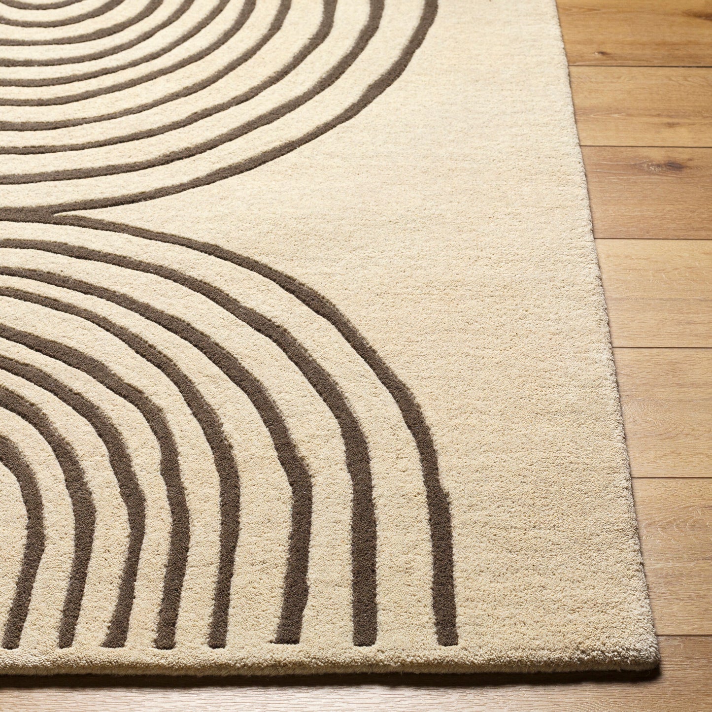 Alfombra de lana hecha a mano Isabel IBL-2307 de 1,52 m x 2,13 m