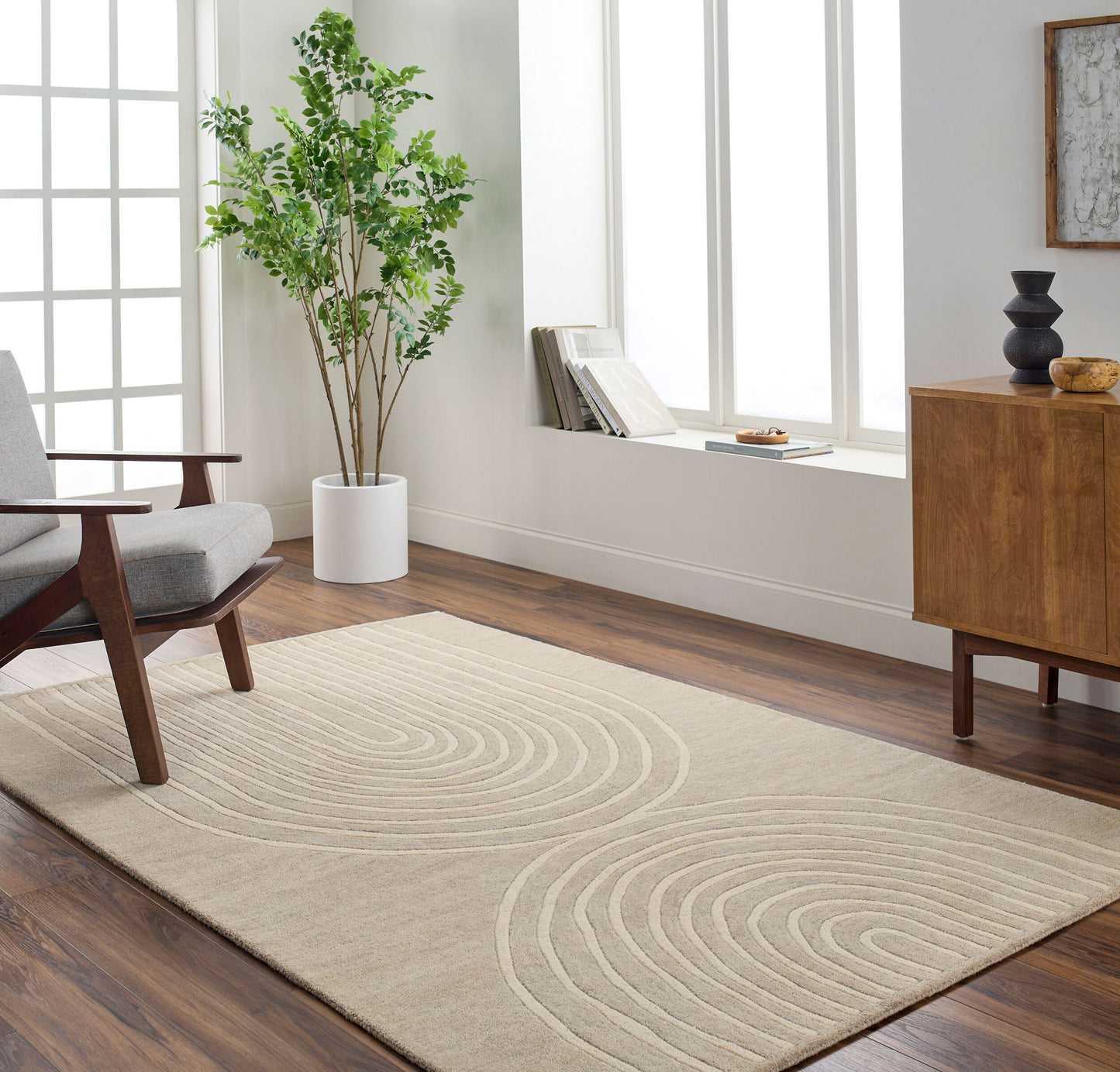 Isabel IBL-2308 8' x 10' Handmade Wool Area Rug