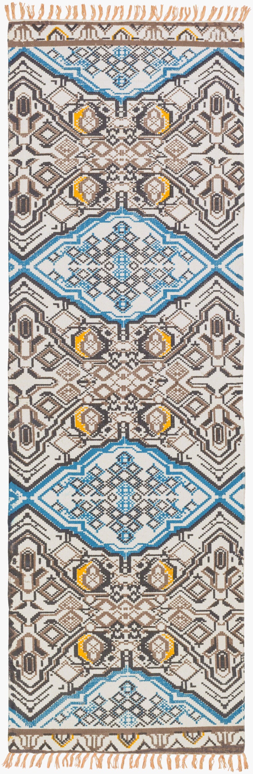 Idina IDI-8802 8ft Runner Handmade Runner Rug