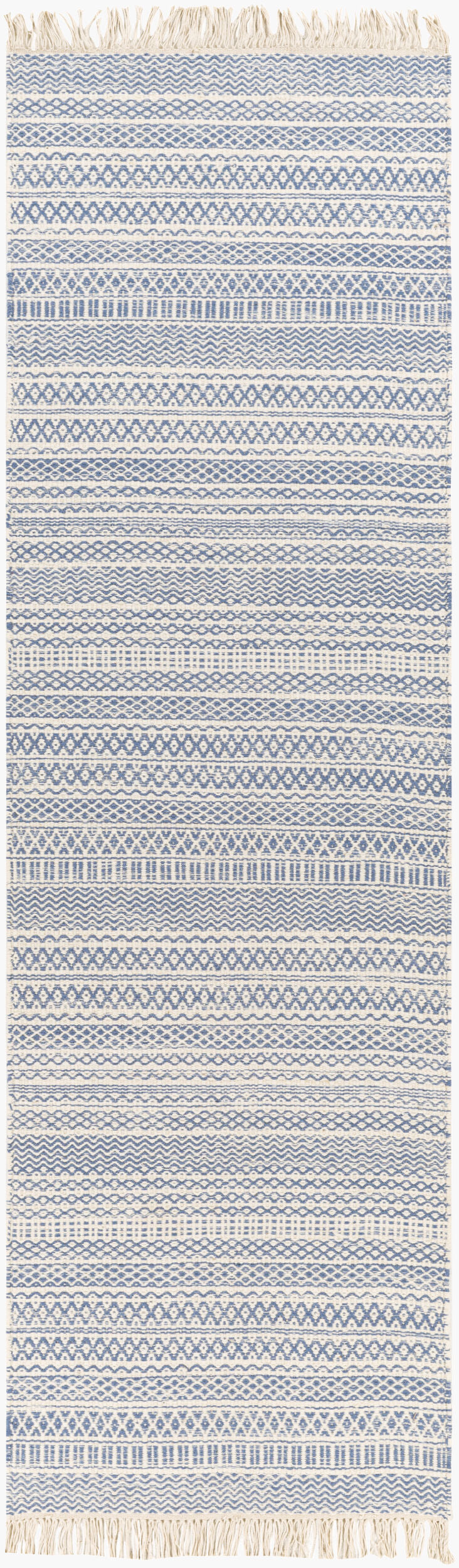Idina II IDN-8000 8ft Runner Handmade Wool Runner Rug