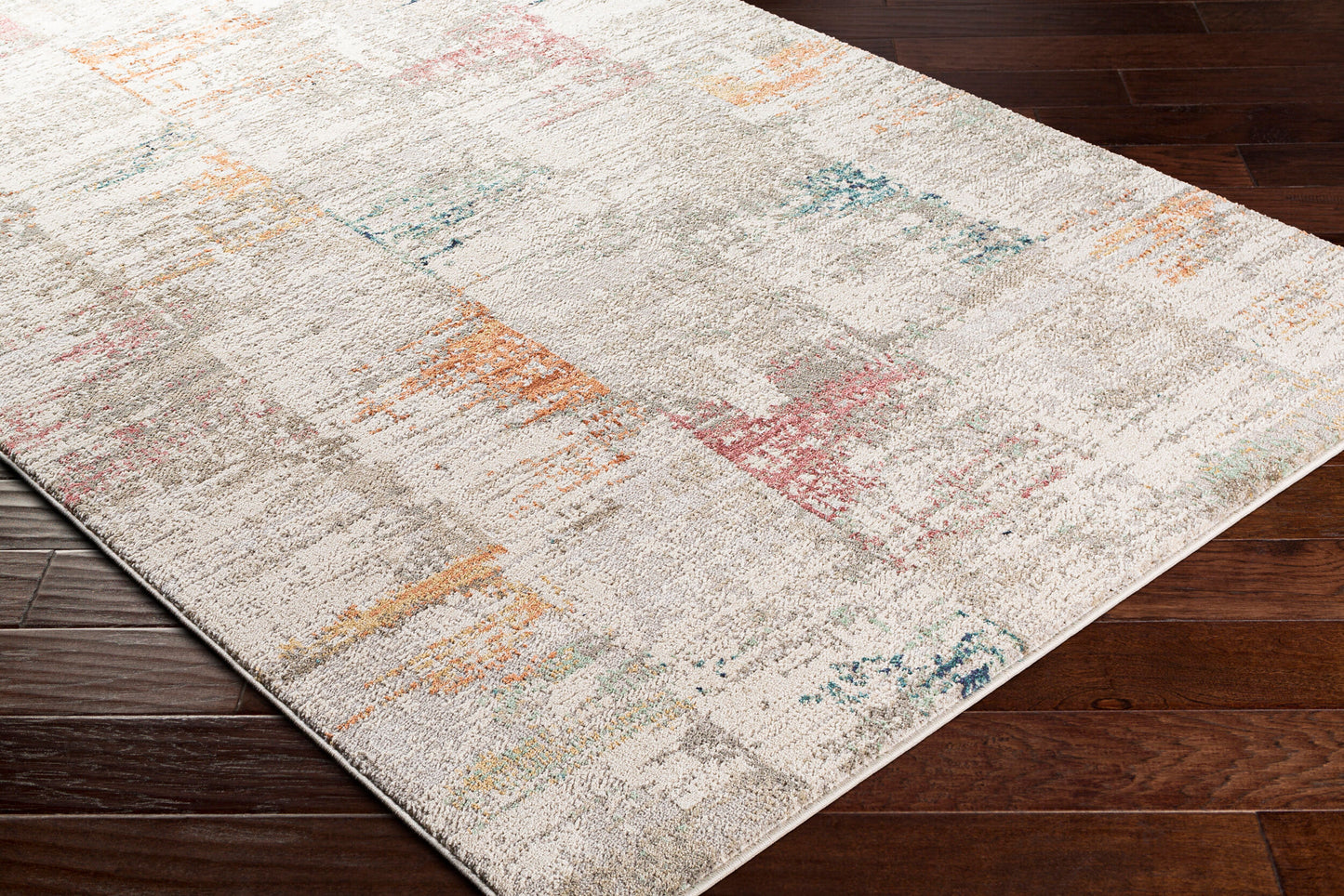 Alfombra decorativa tejida a máquina Illusions ILS-2301 de 2' x 3'