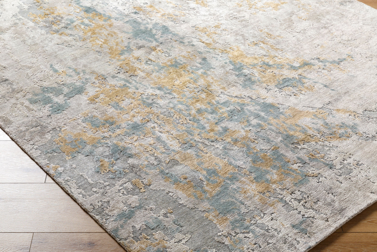 Imola IML-1001 2' x 3' Handmade Faux Silk Accent Rug