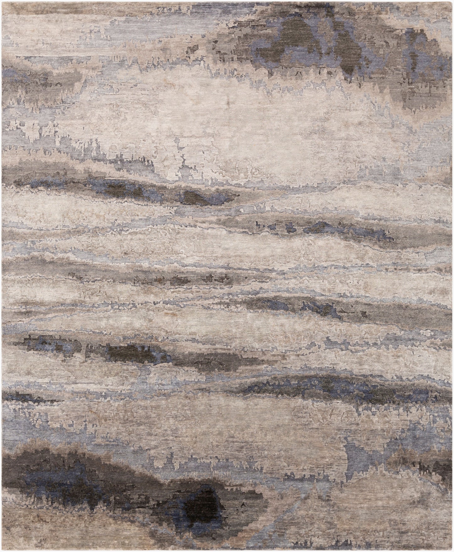 Imola IML-1002 8' x 11' Handmade Faux Silk Area Rug