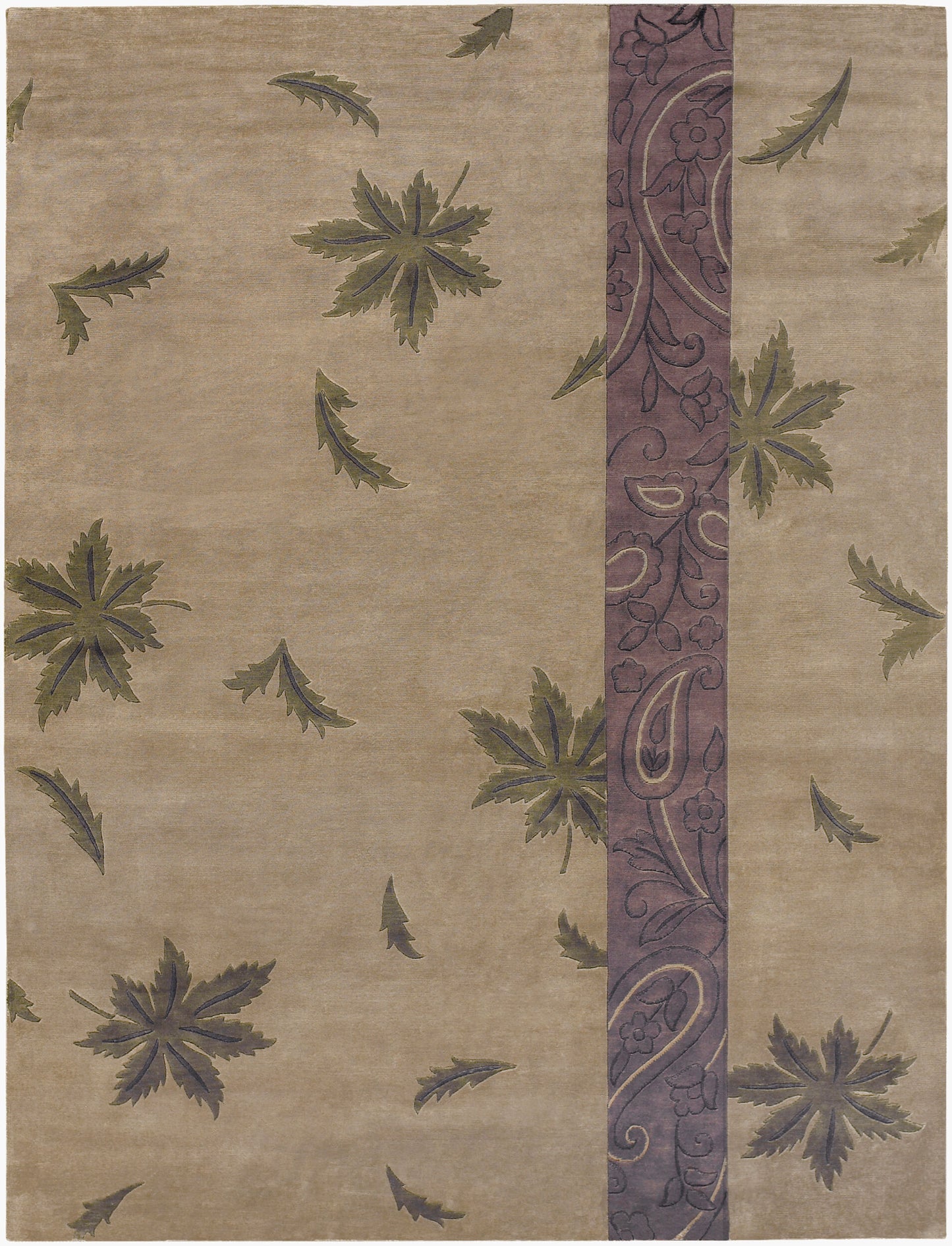 Mugal IN-8060 9' x 12' Handmade Wool Area Rug