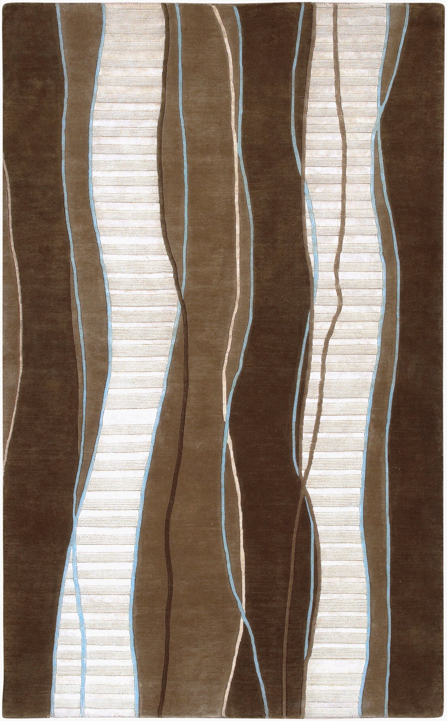 Mugal IN-8072 2' x 3' Handmade Wool Accent Rug