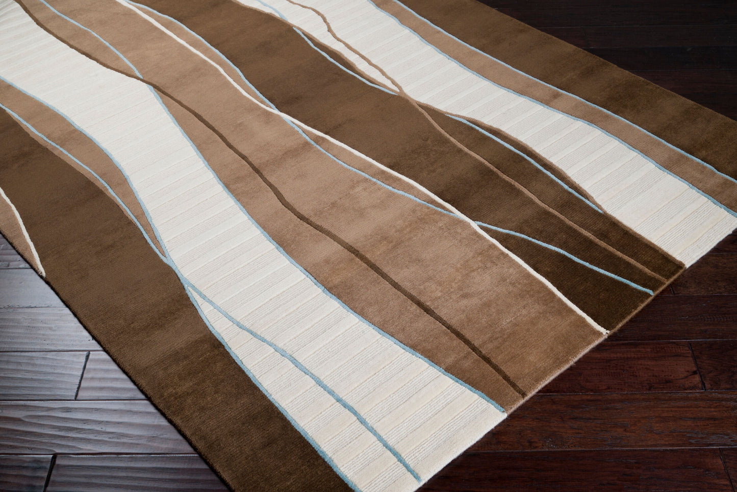 Mugal IN-8072 2' x 3' Handmade Wool Accent Rug