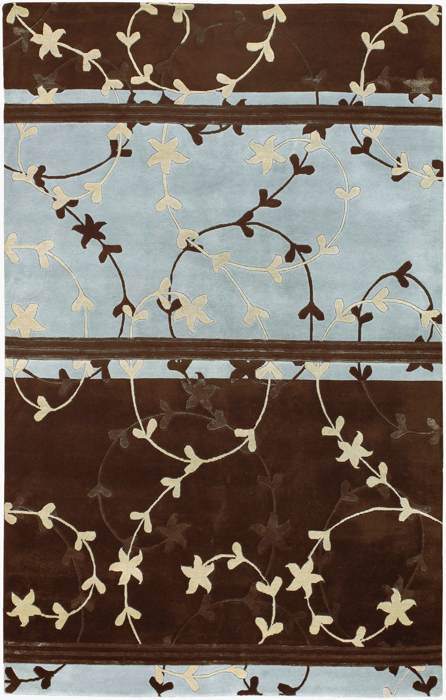 Mugal IN-8219 2' x 3' Handmade Wool Accent Rug