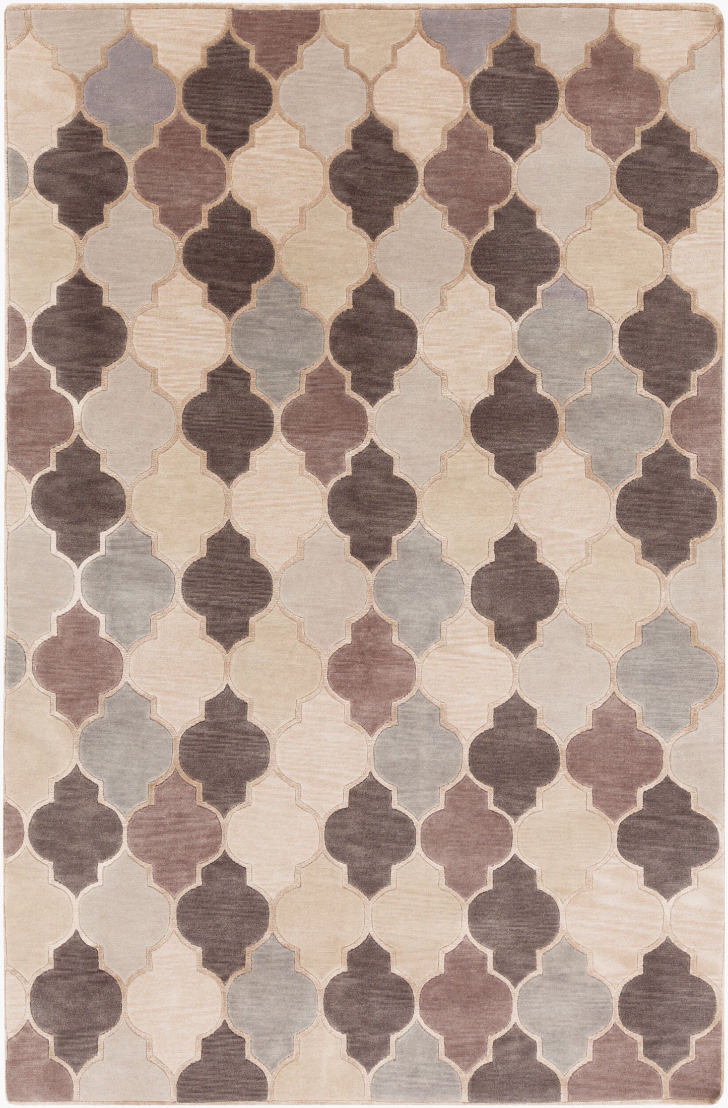 Mugal IN-8616 2' x 3' Handmade Wool Accent Rug