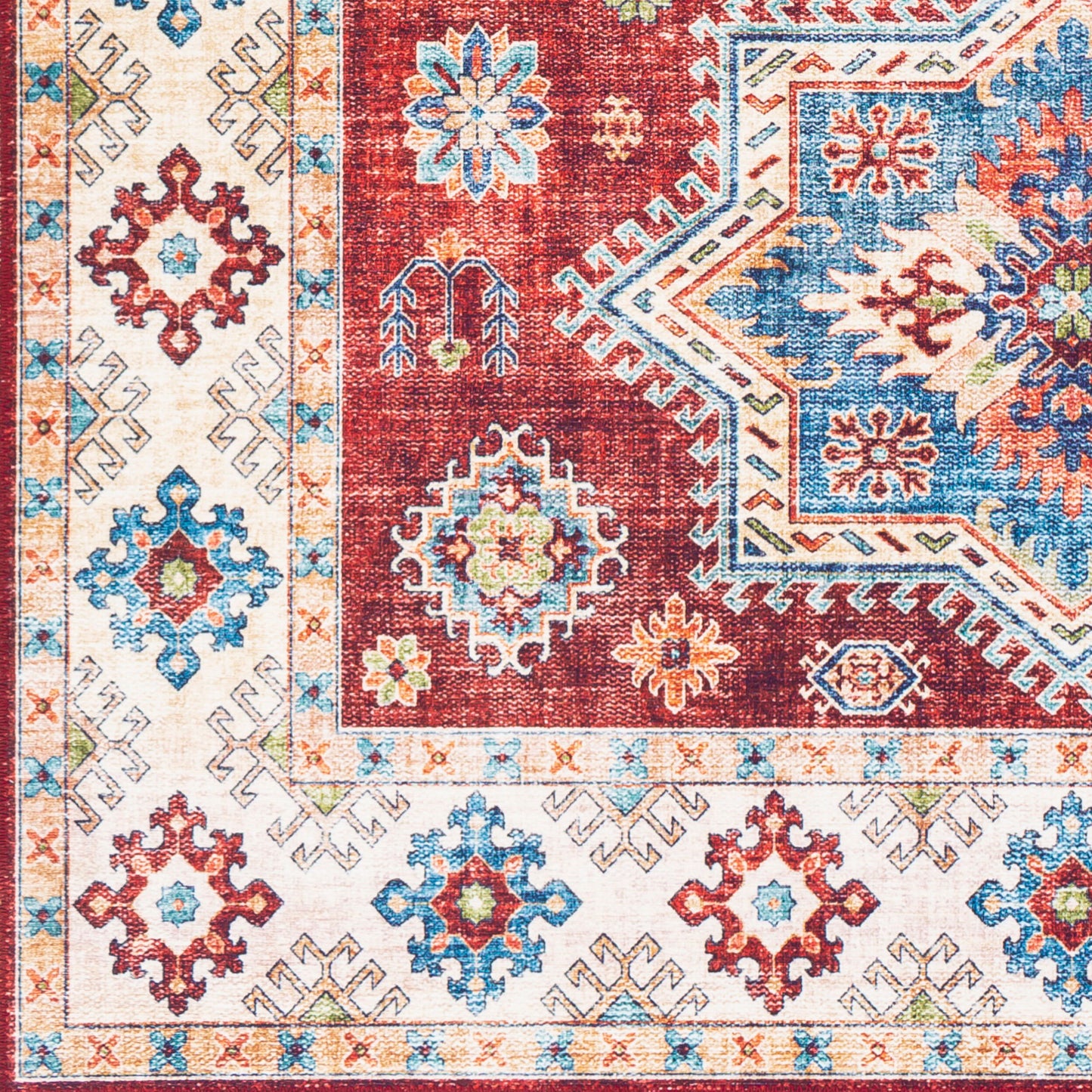Iris IRS-2307 7ft Runner Machine Woven Runner Rug