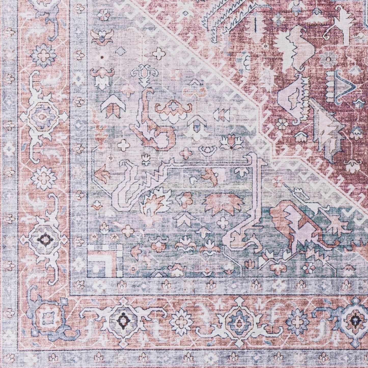 Iris IRS-2328 7ft Runner Machine Woven Runner Rug