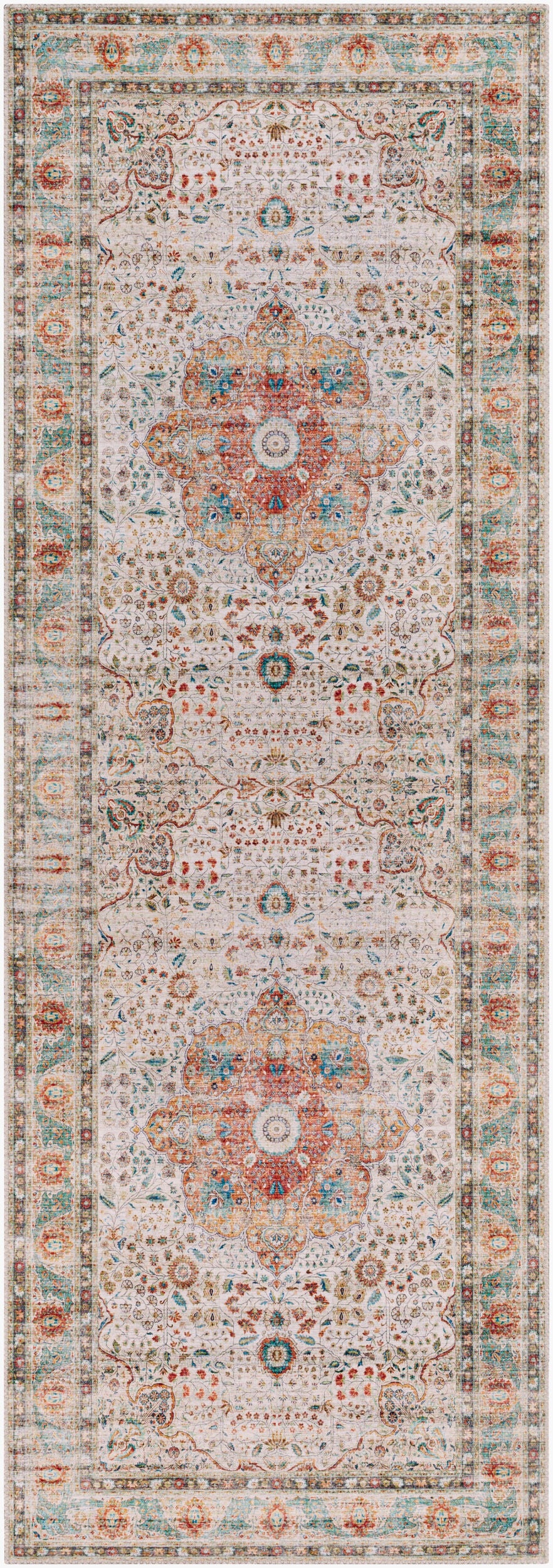Iris IRS-2346 7ft Runner Machine Woven Runner Rug