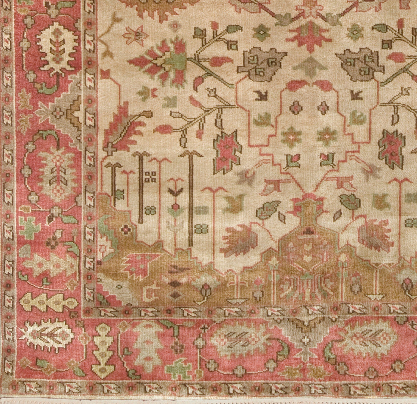 Adana IT-1181 8ft Round Handmade Wool Area Rug