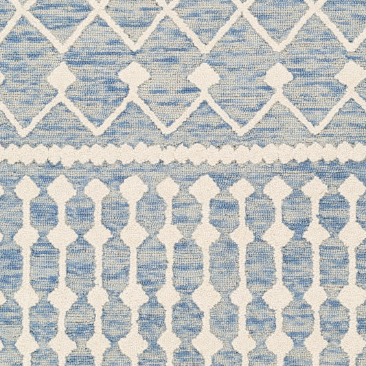 Alfombra decorativa de lana hecha a mano Izmir IZM-2301 de 2' x 3'