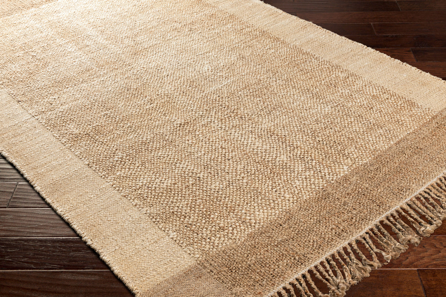 Jasmine JAM-2303 8ft Runner Handmade Jute Runner Rug