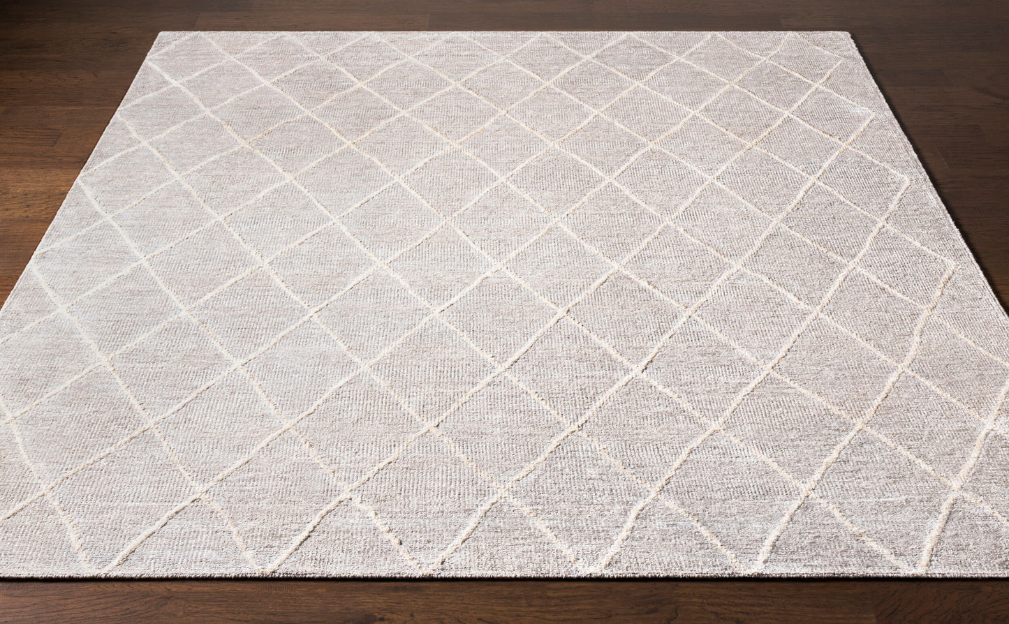 Jaque JAQ-4002 6' x 9' Handmade Faux Silk Area Rug