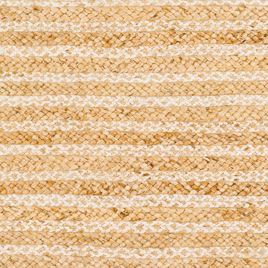 Jambi JBI-1001 Alfombra de yute hecha a mano de 5' x 7'
