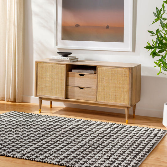 Alfombra decorativa hecha a mano Jean JEA-2311 de 2' x 3'