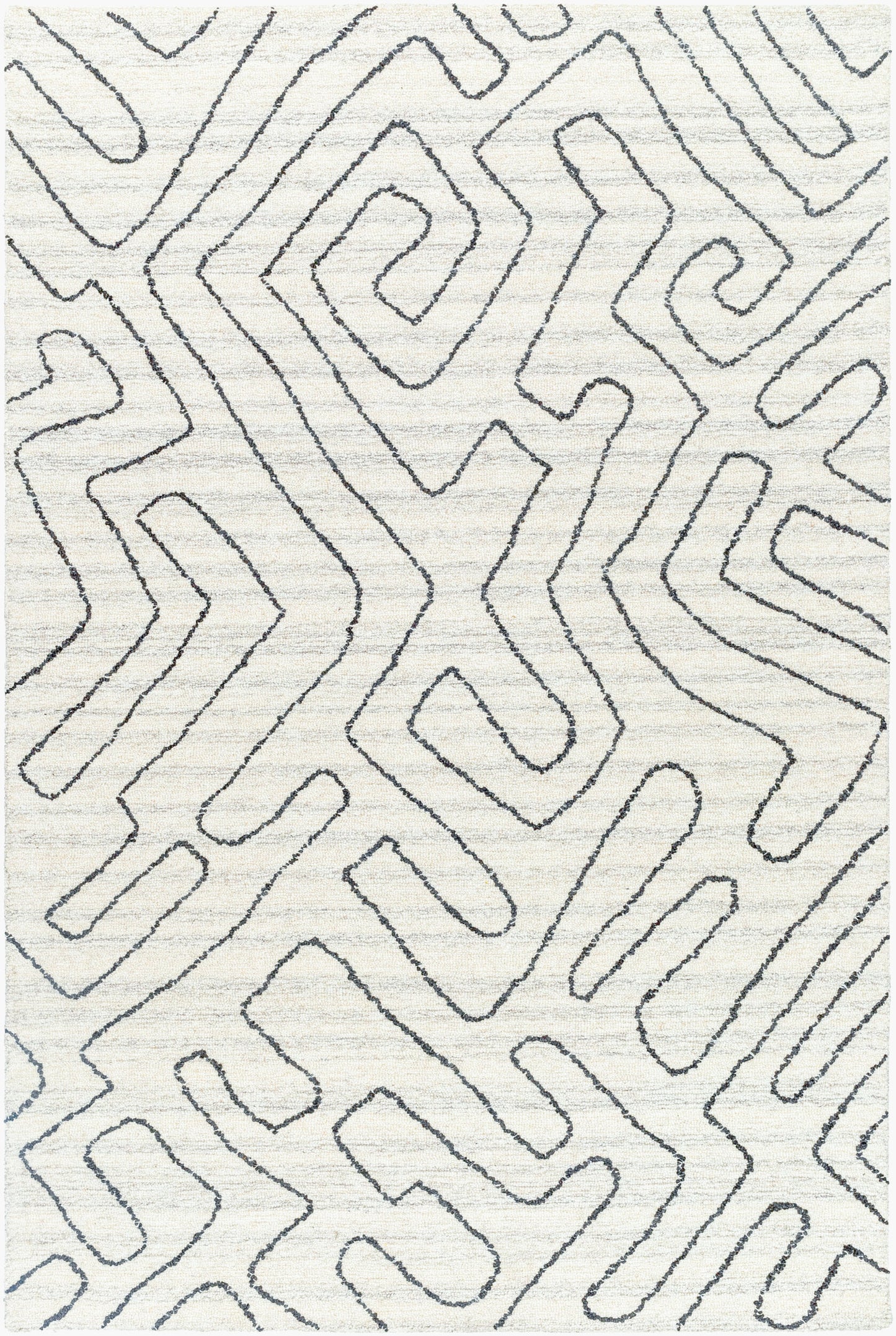 Alfombra decorativa de lana hecha a mano Jules JLS-2302 de 2' x 3'