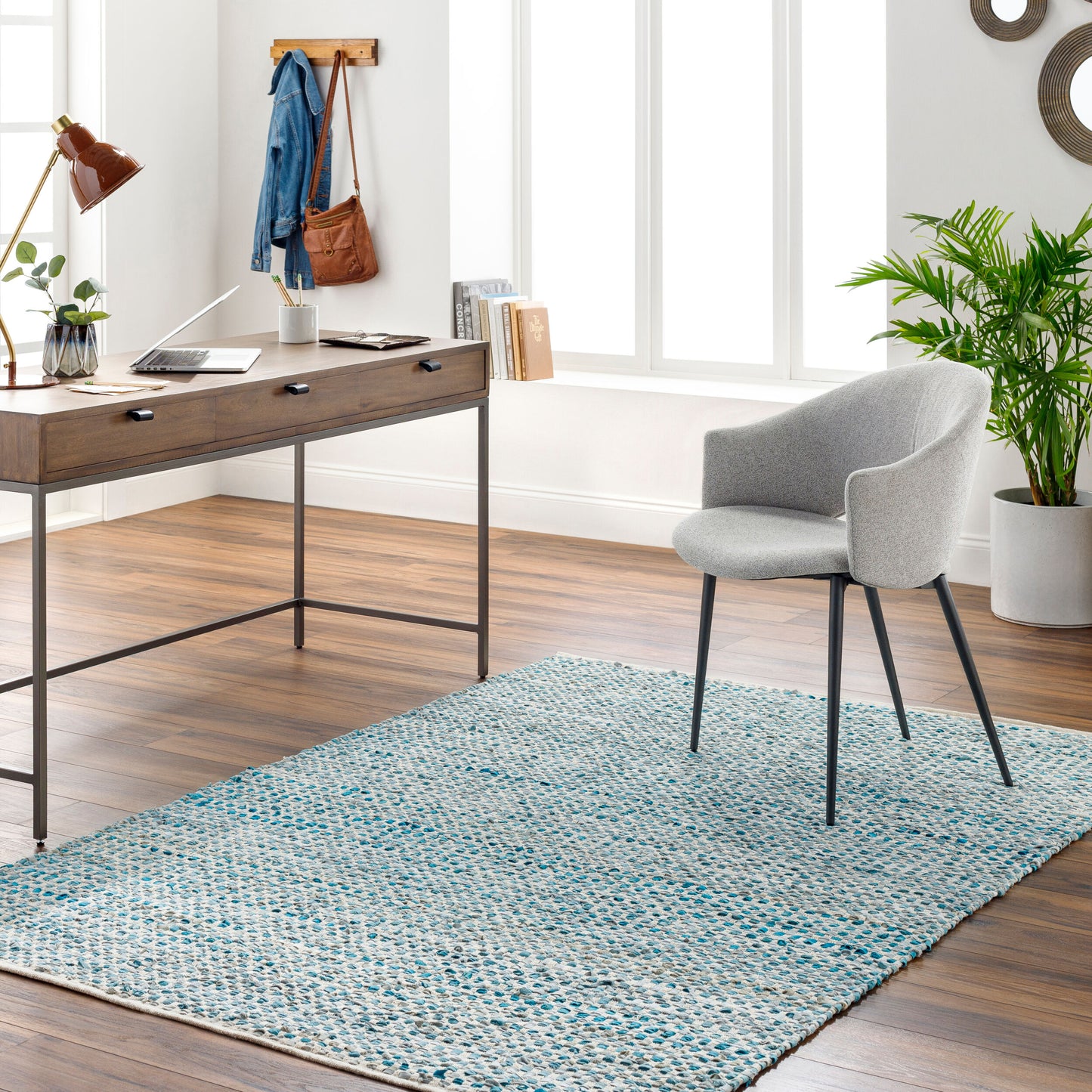Jamie JMI-8001 2' x 3' Handmade Accent Rug