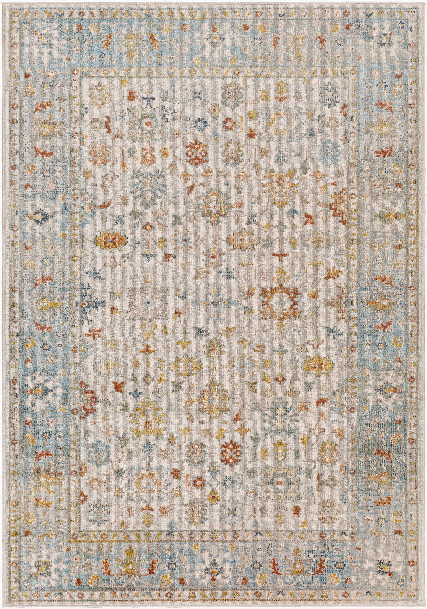 Alfombra tejida a máquina Jamila JML-2308 de 1,52 m x 2,13 m