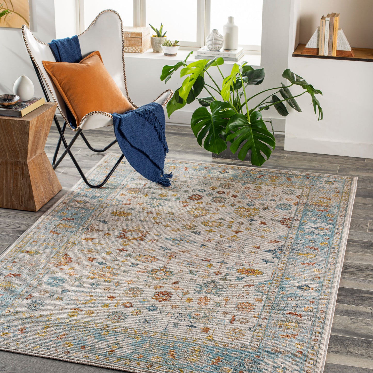 Alfombra tejida a máquina Jamila JML-2308 de 1,52 m x 2,13 m