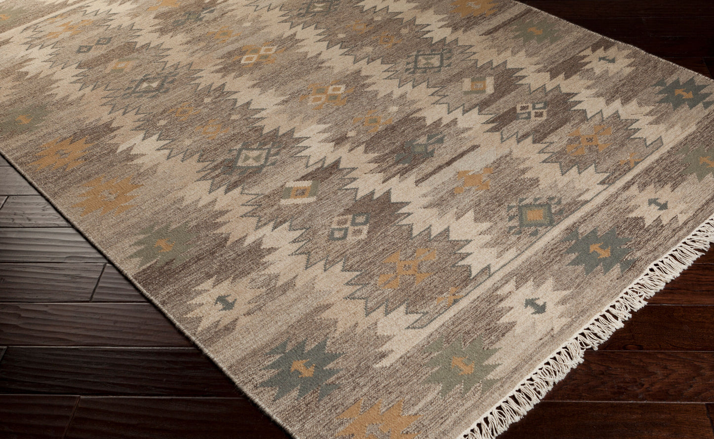 Jewel Tone II JTII-2047 8ft Runner Handmade Wool Runner Rug