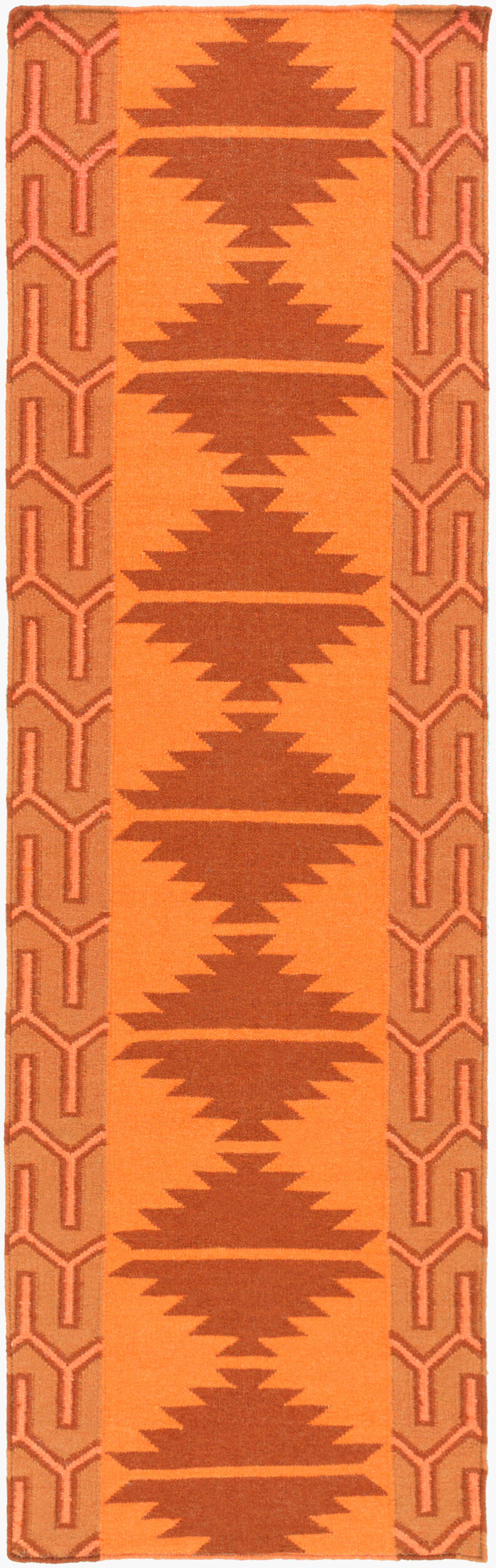 Jewel Tone II JTII-2070 8ft Runner Handmade Wool Runner Rug