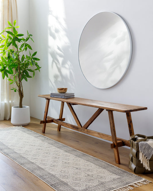 July JUY-2300 8ft Runner Handmade Runner Rug