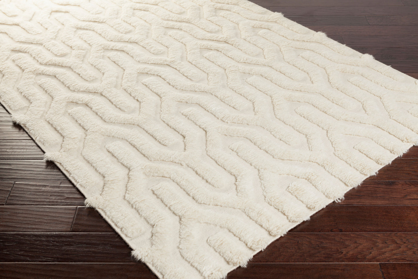 Kabru KAB-8006 2' x 3' Handmade Wool Accent Rug