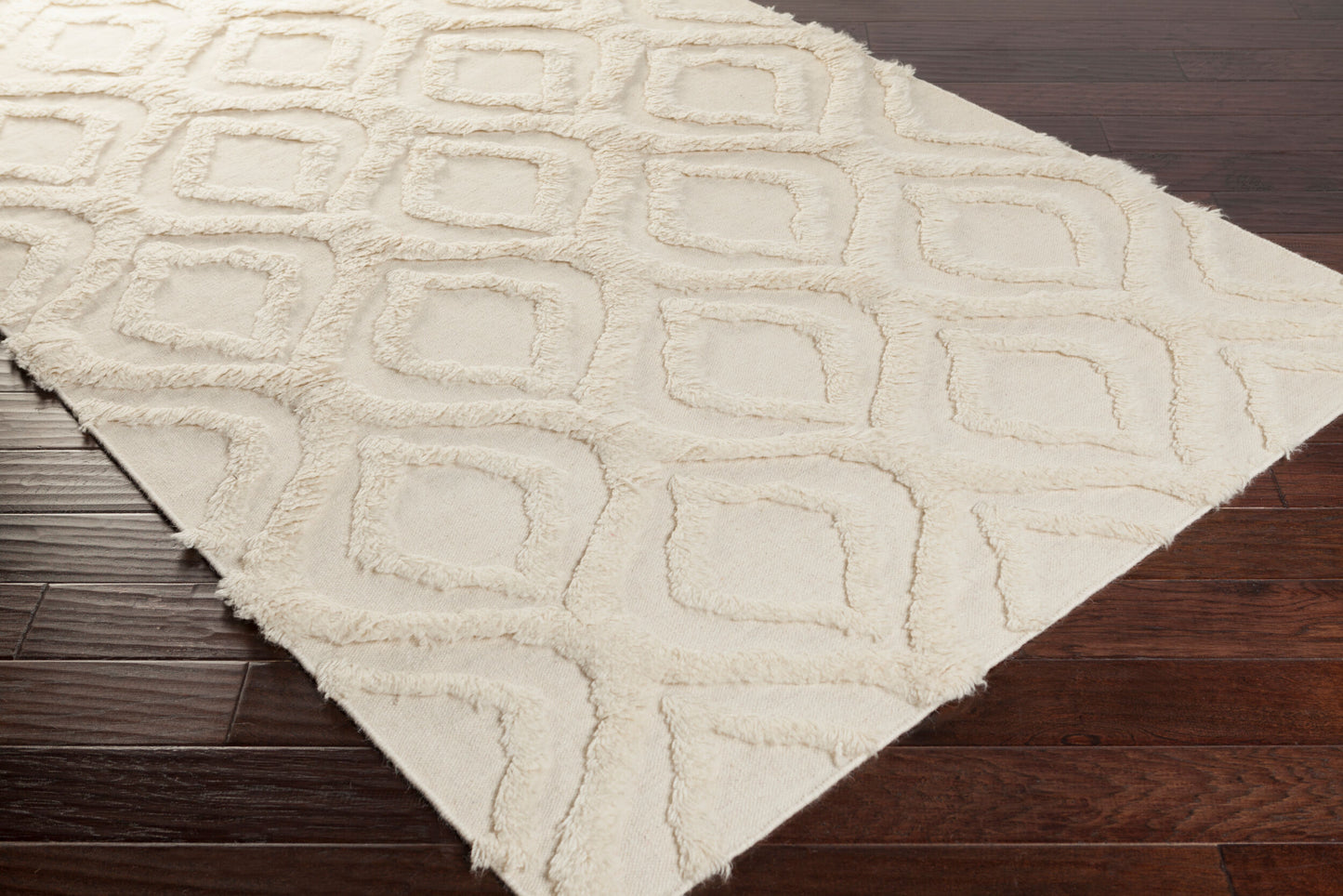 Kabru KAB-8015 2' x 3' Handmade Wool Accent Rug