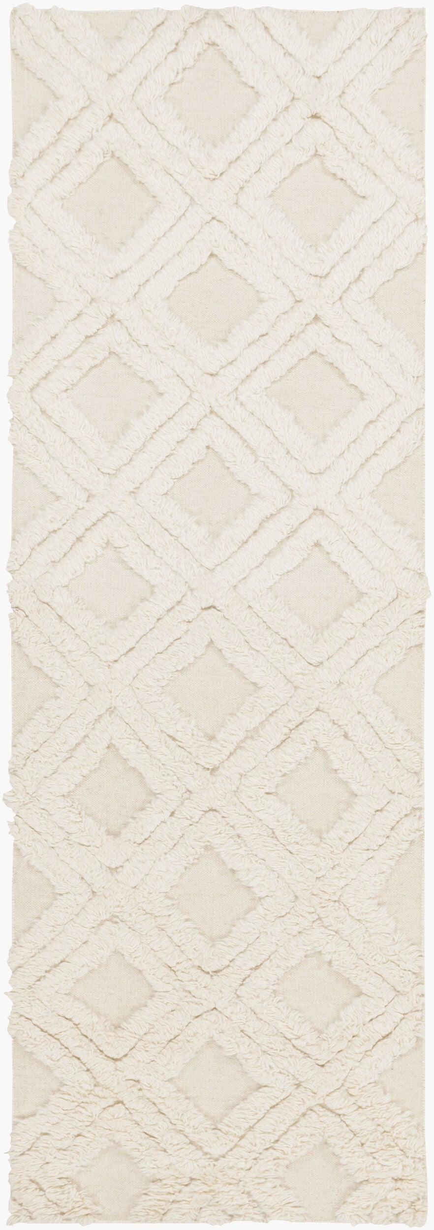 Kabru KAB-8018 8ft Runner Handmade Wool Runner Rug