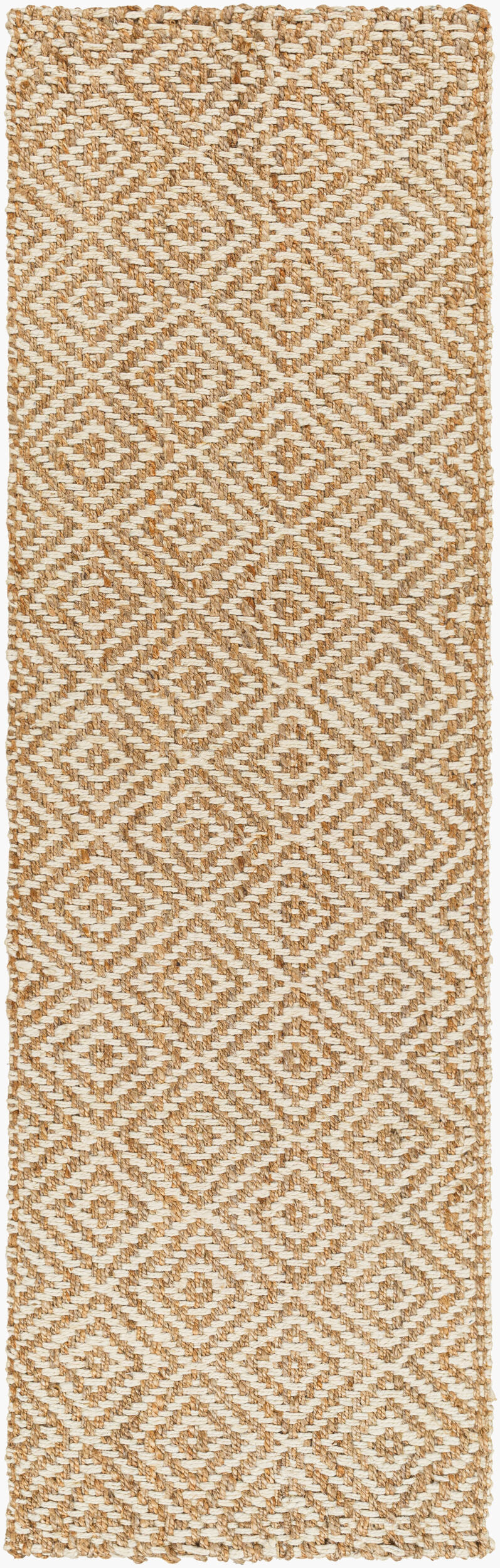 Kerala KER-2301 8ft Runner Handmade Jute Runner Rug