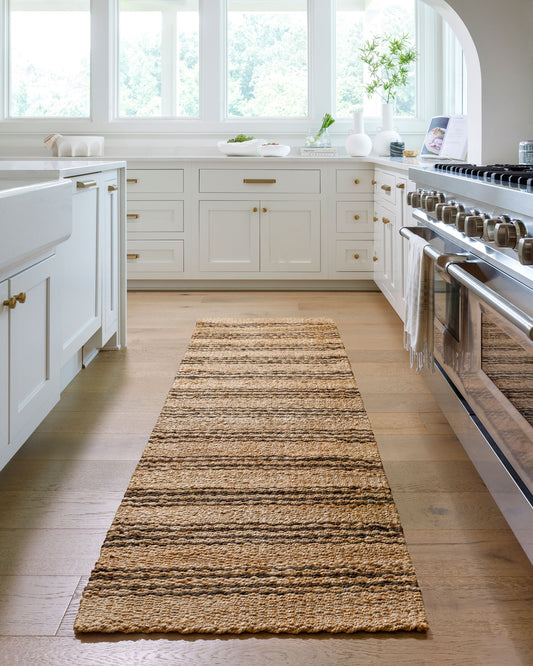 Alfombra de yute hecha a mano Kerala KER-2303 de 2,7 x 3,6 m