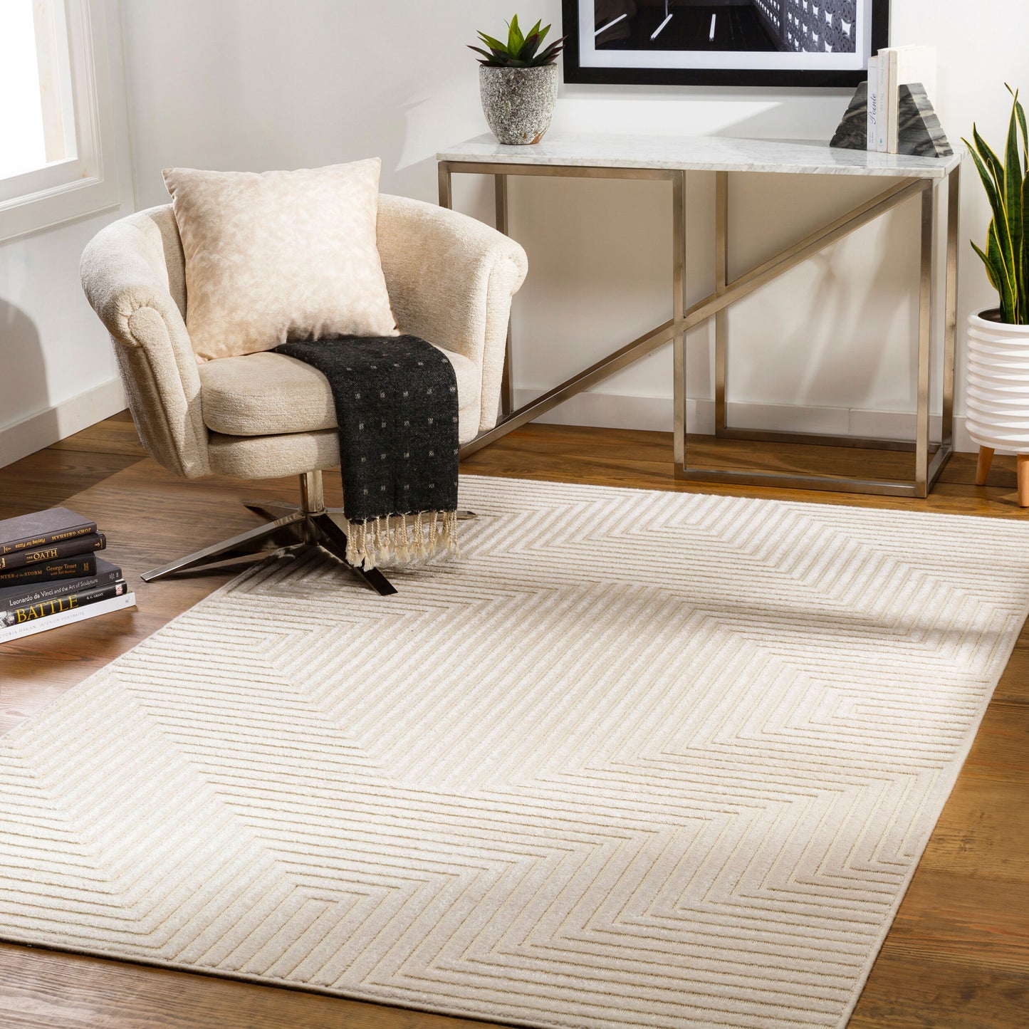 Kingston KGS-2307 3' x 5' Machine Woven Accent Rug
