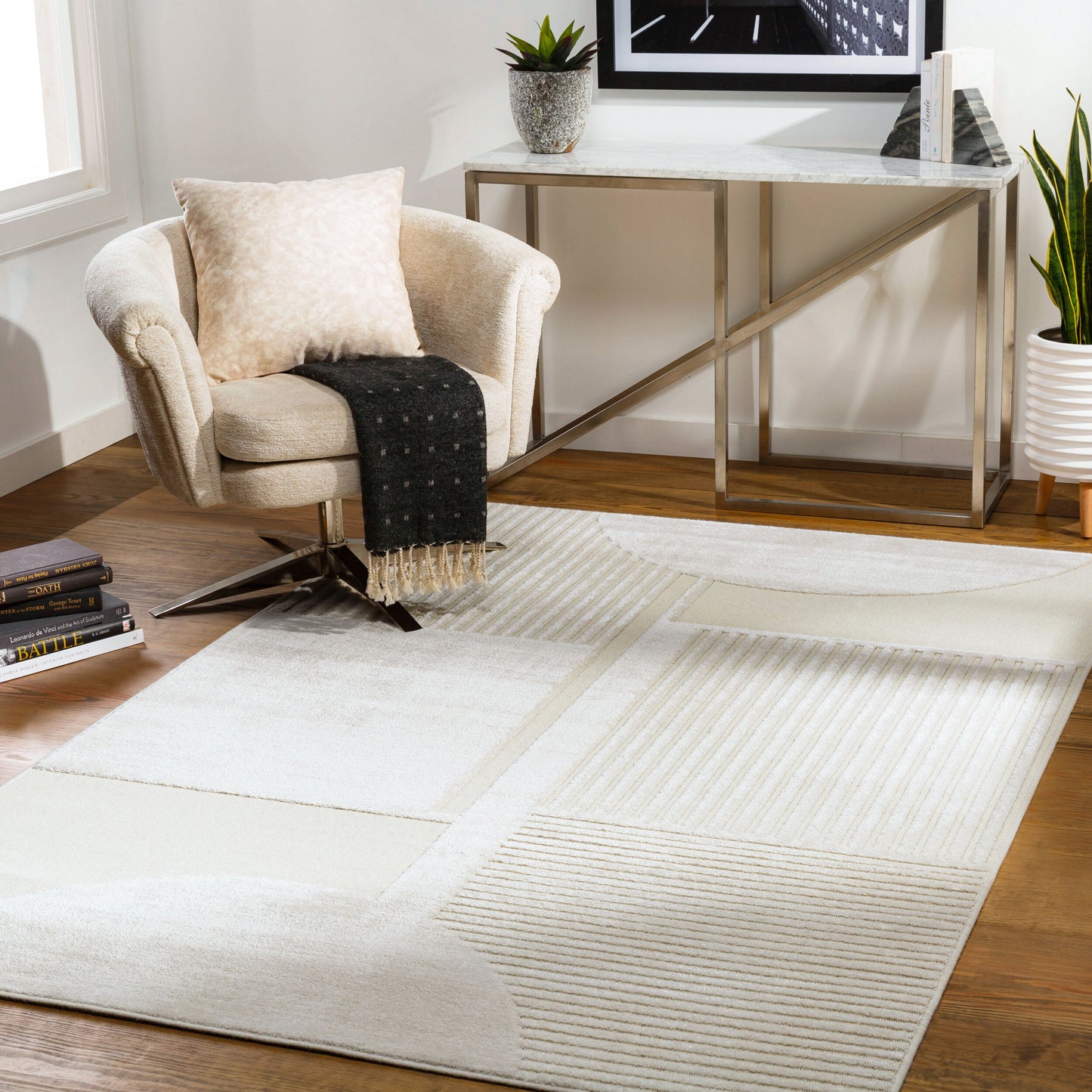 Kingston KGS-2309 3' x 5' Machine Woven Accent Rug