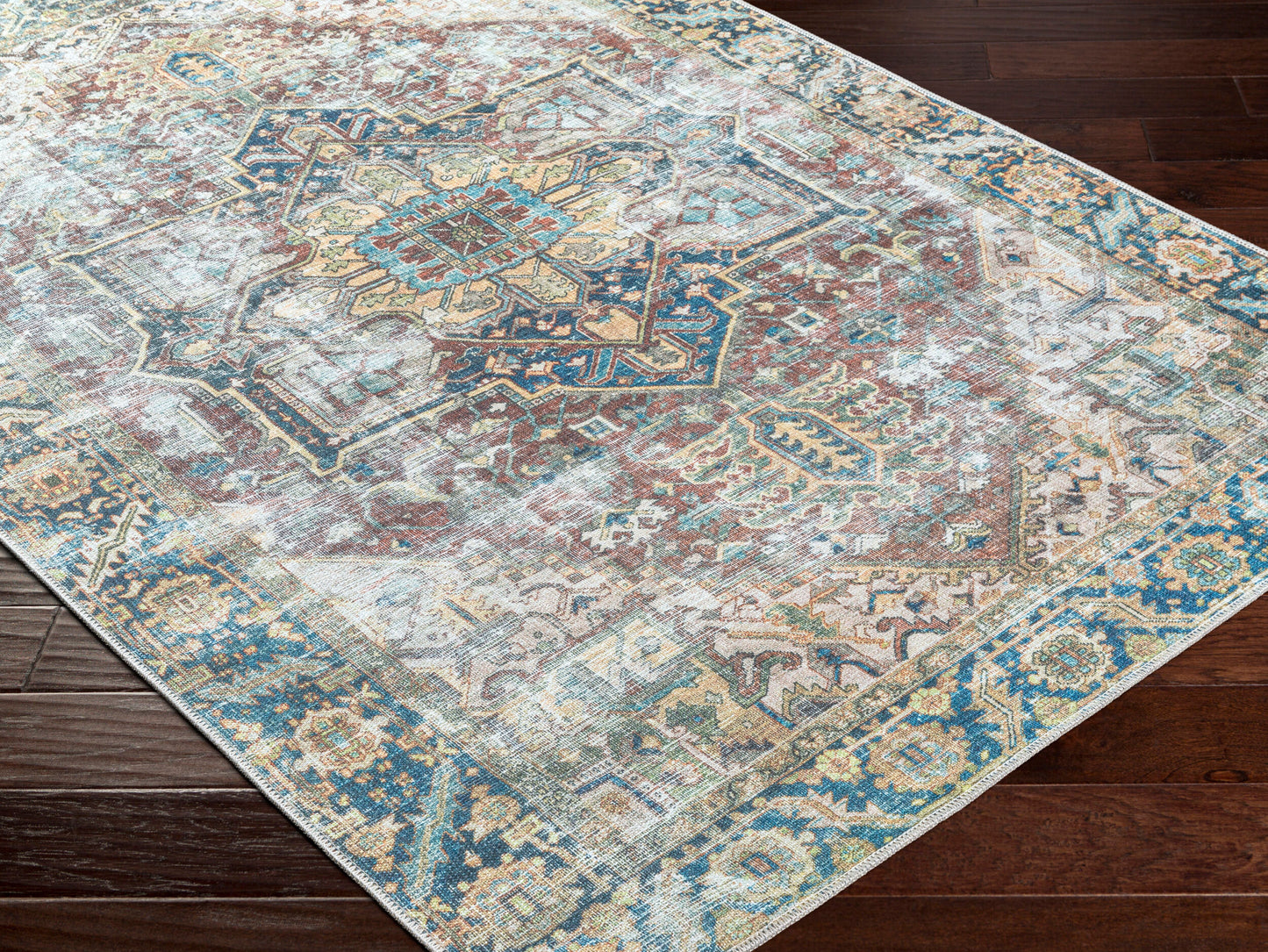 Kemer KMR-2300 8' x 10' Machine Woven Washable Area Rug